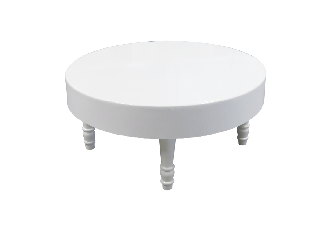 Avalon Curved White Dining Table on Rent or Sale Dubai UAE Areeka Event