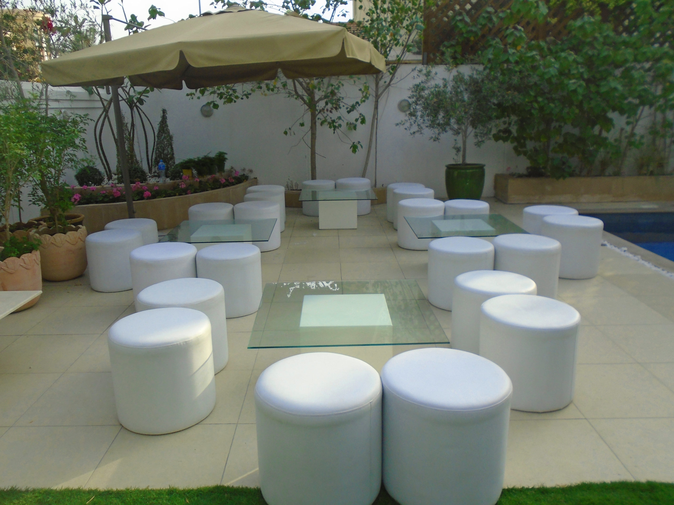 Outdoor Lounge Set Up Areeka Event Rentals