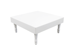 VIP Coffee Table made of wood and painted in white