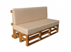 pallet sofa 2-seater, outdoor sofa