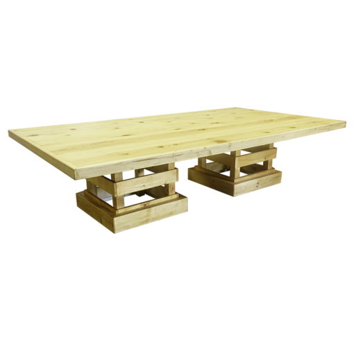 Rustic Wooden Low Table, rectangular coffee table