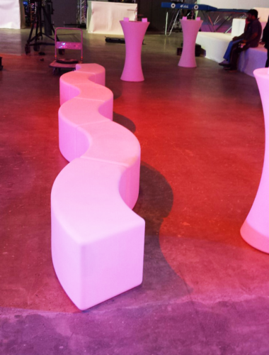 Zora LED Cube - Furniture Rentals in Dubai