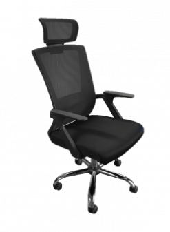 black meeting chair, office chair, conference chair