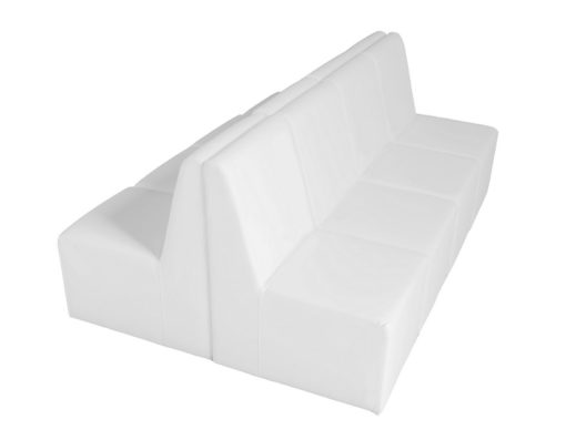 White Sofa, Armless Sofa, Single Seater Sofa