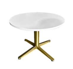 Round Exhibition Center Table, Simple Coffee Table