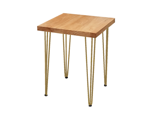 Rustic Hairpin Cafe Table