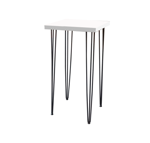 Hairpin Square Standing Table