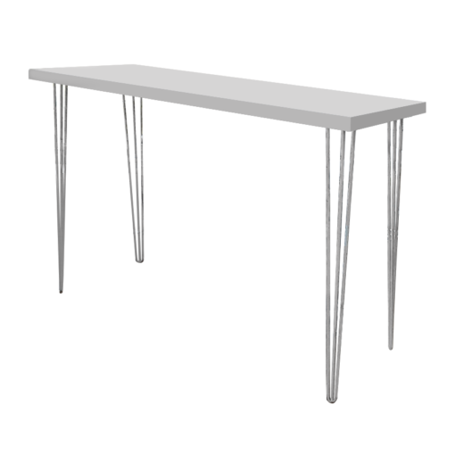 8-seater high table, hairpin high table, hairpin bar table