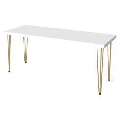 Hairpin White Dining Table