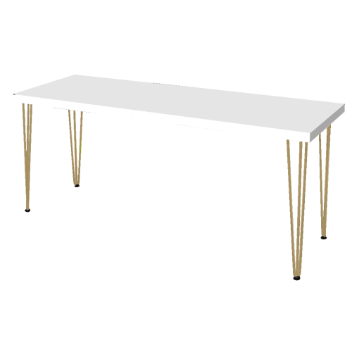 Hairpin White Dining Table