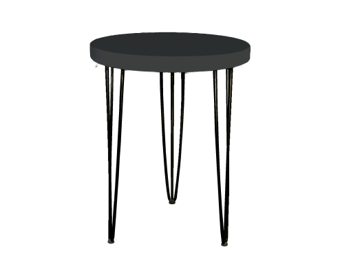 Black Hairpin Cafe Table