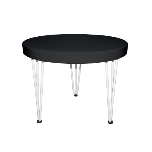 Hairpin Round End Table