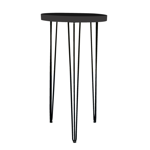 Black Hairpin Cocktail Table