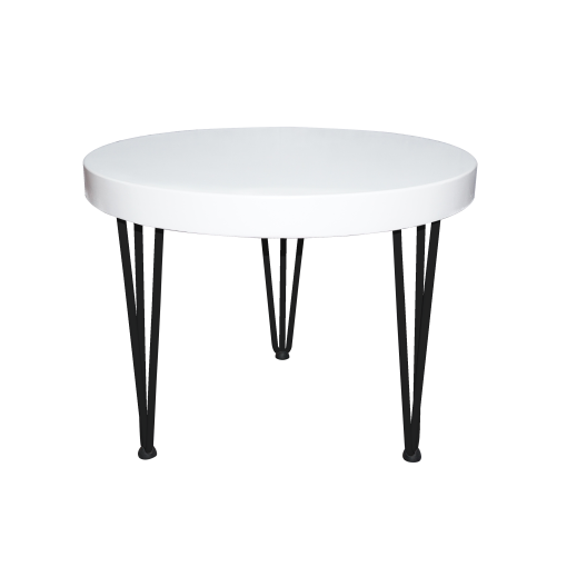 Hairpin Round Side Table