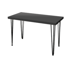 Rectangular Dining Table, Black Dining Table, Rectangular Black Dining Table