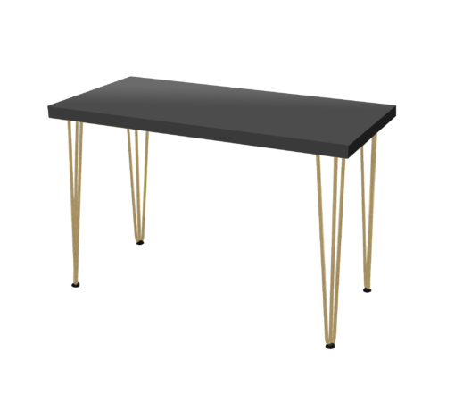 Rectangular Dining Table, Black Dining Table, Rectangular Black Dining Table