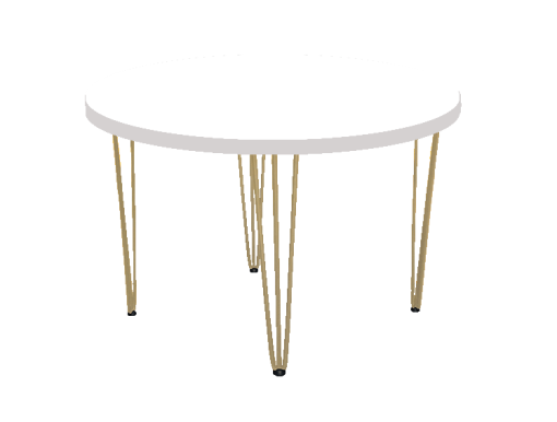 Hairpin Round Bistro Table