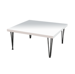 Square Coffe Table, White Coffee Table, Square White Coffee Table
