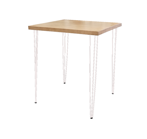 Hairpin Rustic High Table