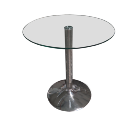 glass cafe table