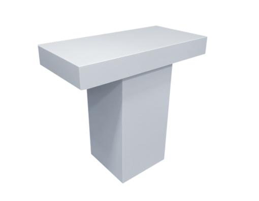 Rectangular Wooden High Table