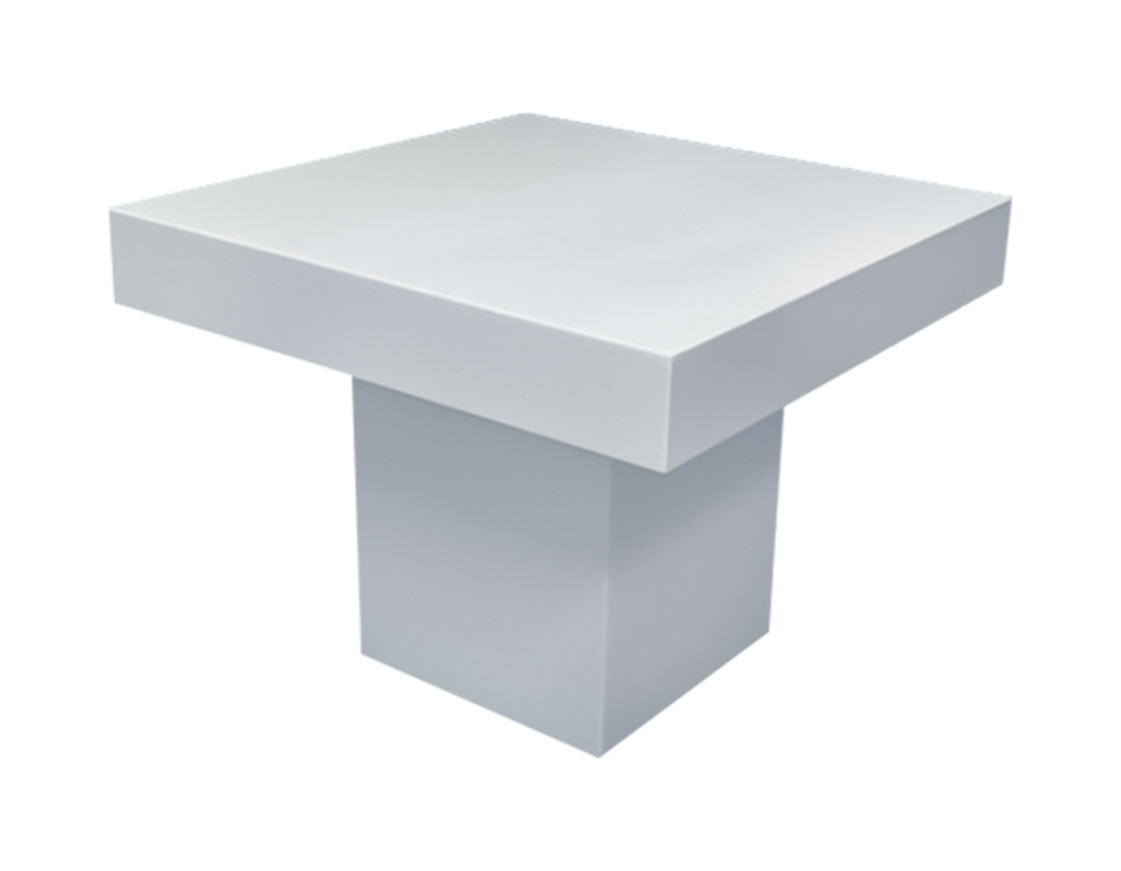 Square White Dining Table Rental In Dubai Abu Dhabi UAE