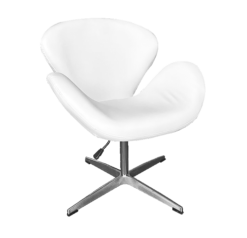 White Chair, Flower Chair