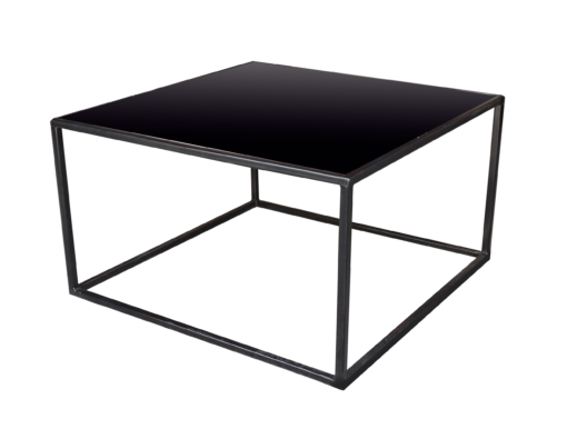 Black Square Coffee Table, Black Center Table