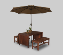 Oakland Rustic Bench Areeka Event Rentals