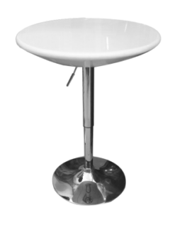Adjustable Acrylic Exhibition Table, round dining table