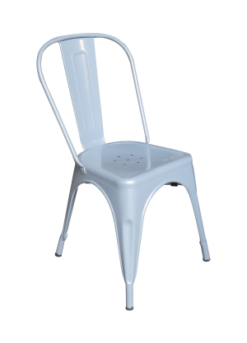 White Chair, White Dining Chair, Metal Dining Chair