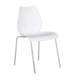 White Chair, Plastic Chair