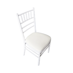 white chiavari chair