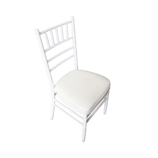 white chiavari chair