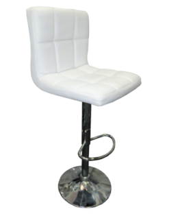 Leather Bar Stool with back rest